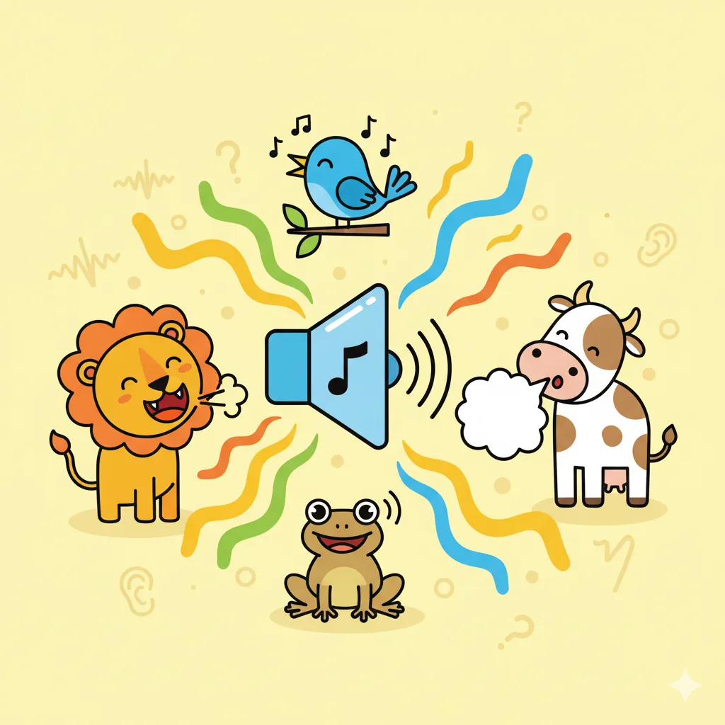 Juego de sonidos de animales